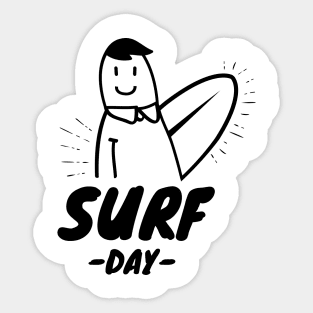 SURF DAY Sticker